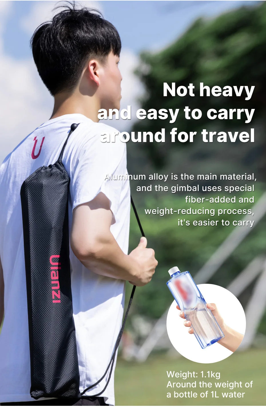 Device+ 1.6M Video Travel Tripod 360° Panorama Fluid Drag 6KG Max Load Arca Swiss Plate for DSLR Camera Professional Foldable Tripod