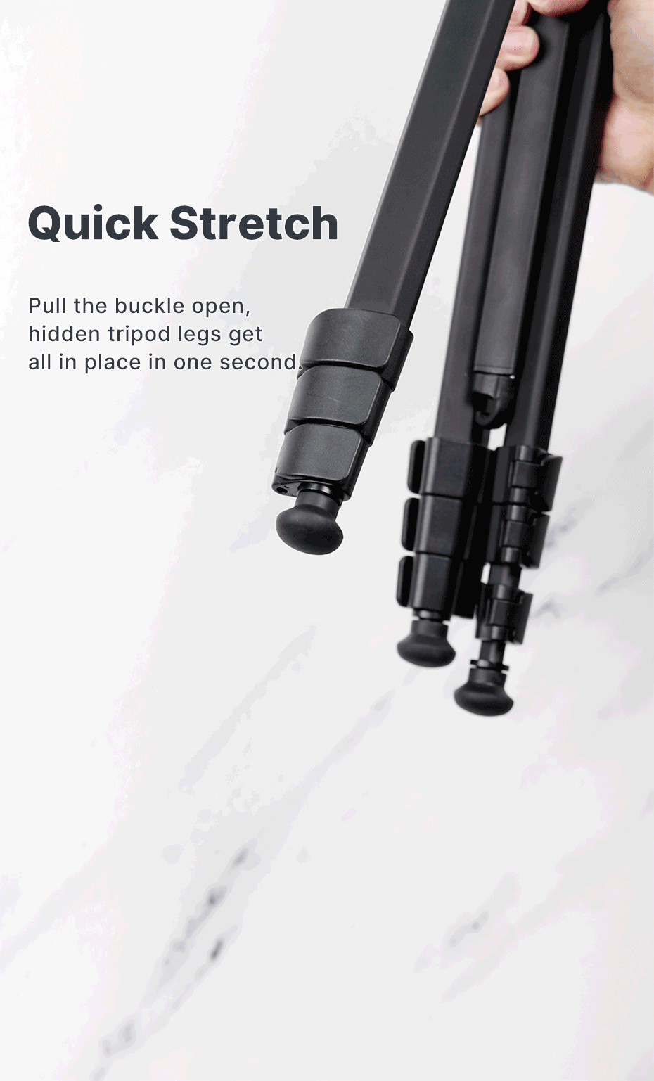 Device+ 1.6M Video Travel Tripod 360° Panorama Fluid Drag 6KG Max Load Arca Swiss Plate for DSLR Camera Professional Foldable Tripod