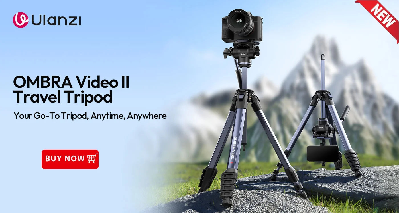 Device+ 1.6M Video Travel Tripod 360° Panorama Fluid Drag 6KG Max Load Arca Swiss Plate for DSLR Camera Professional Foldable Tripod