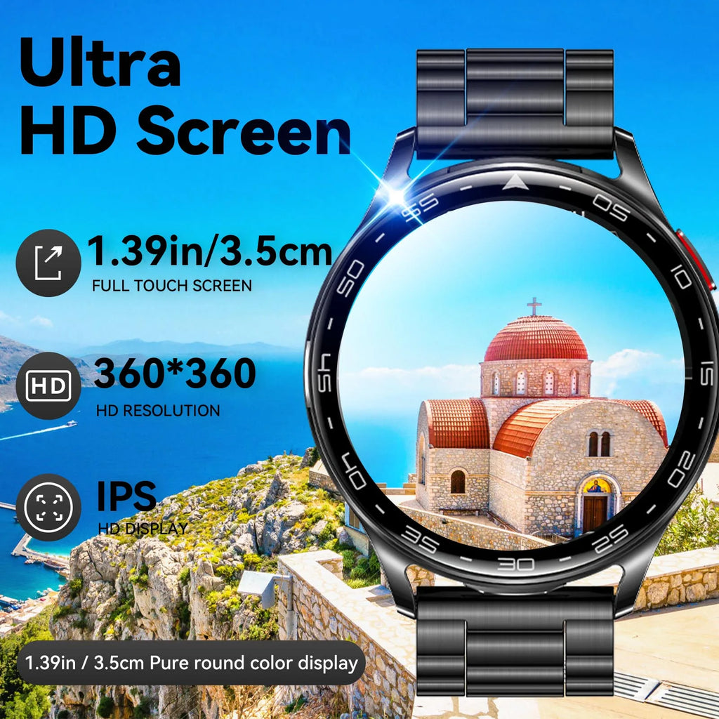 Device+ Smart Watch with Earbuds 1.39" HD Fitness Tracker Heart Rate Blood Oxygen Sleep Monitor Bluetooth 2-in-1 for iOS Android