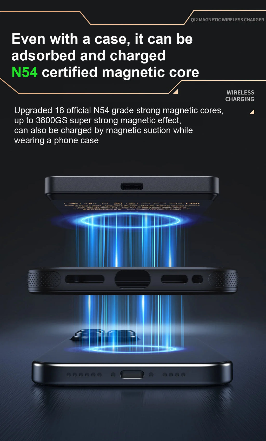 Device+ Qi 2.1 Magnetic Power Bank - 5000/10000mAh Wireless Fast Charging for iPhone 12-17 Pro