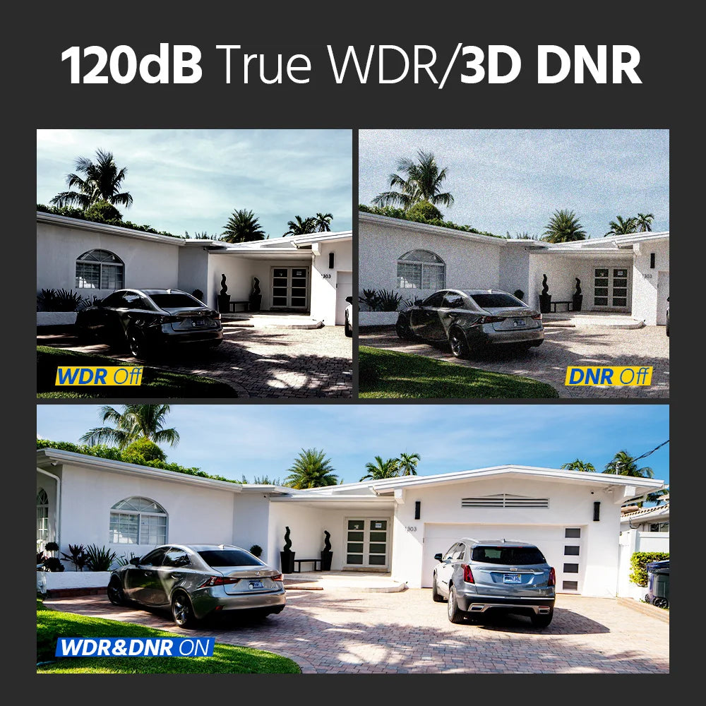 5MP POE Security Camera - Indoor Outdoor with Audio Night Vision Smart Home CCTV