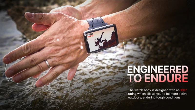 DM100 4G Smart Watch - 2.86" Android 7.1 with 3GB RAM 32GB Storage & 5MP Camera