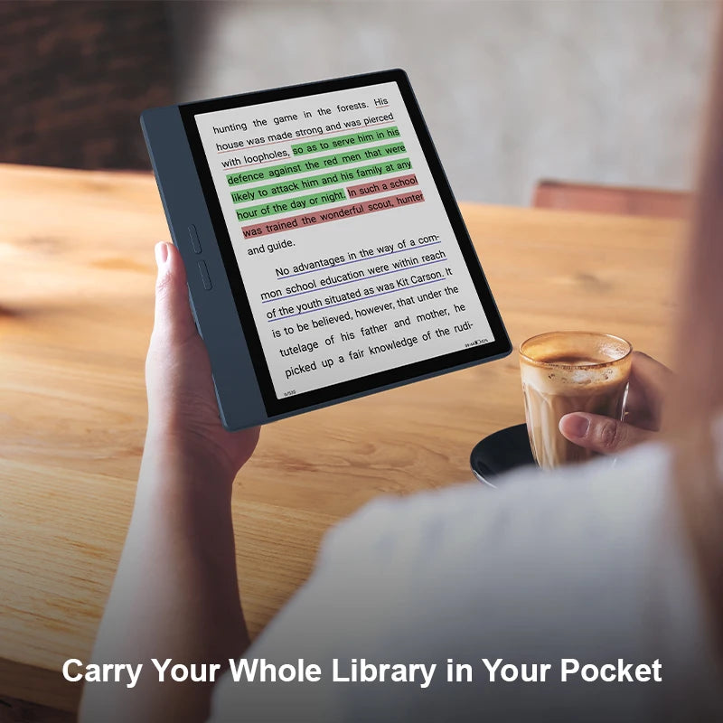 Device+ B7 E-Ink E-Reader 7'' Android 14 Tablet with 8+128GB Storage 5MP Rear Camera Handwritten Note Support WiFi Bluetooth