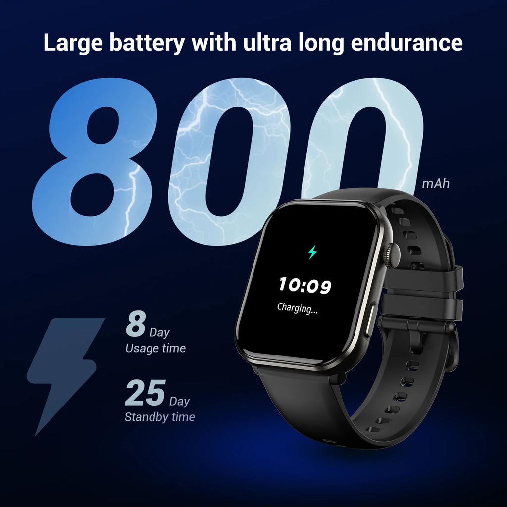 Blackview R60 Smartwatch - 1.96" AMOLED Display with Health Fitness Tracker & Bluetooth Calling