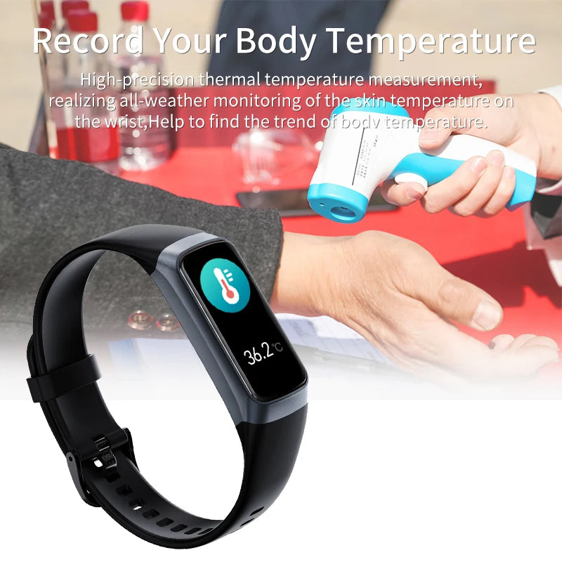 AMOLED Sport Smart Watch 2025 - Fitness Tracker with Heart Rate & Blood Pressure Monitor