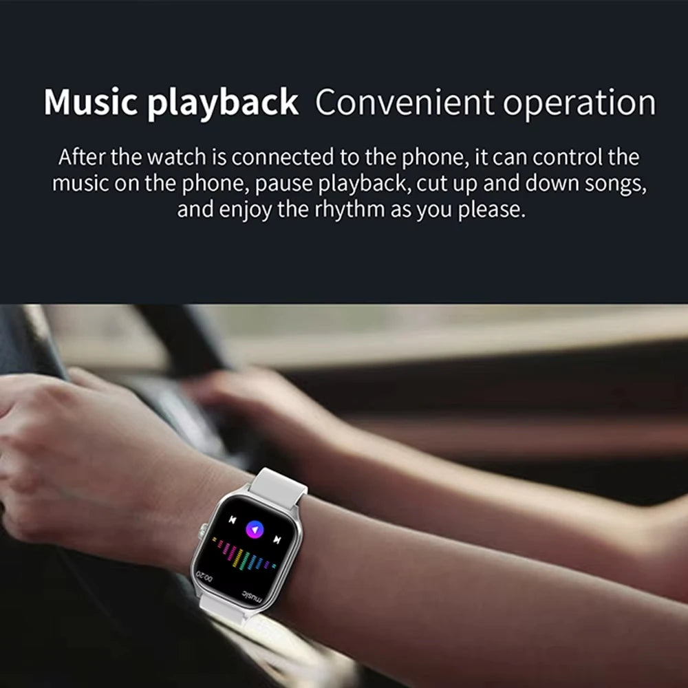 2025 Smart Watch - Bluetooth Calling Sports Fitness Tracker with Multi-Dial Display for Men & Women