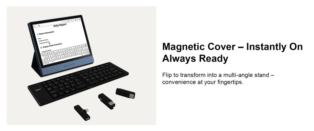 Device+ B7 E-Ink E-Reader 7'' Android 14 Tablet with 8+128GB Storage 5MP Rear Camera Handwritten Note Support WiFi Bluetooth