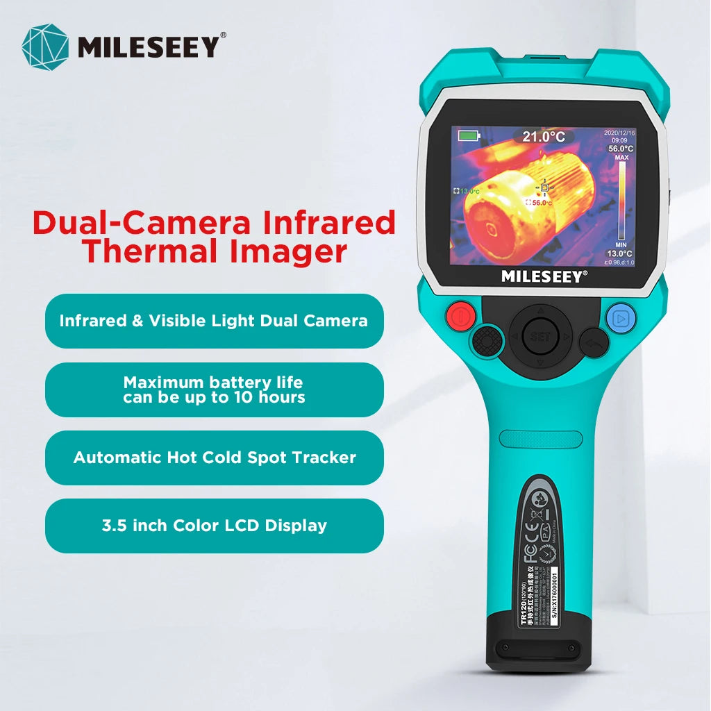 Device+ TR10 Portable Infrared Thermal Imager Camera for Leak Detection Electronics Repair with 2.8 Inch LCD Display