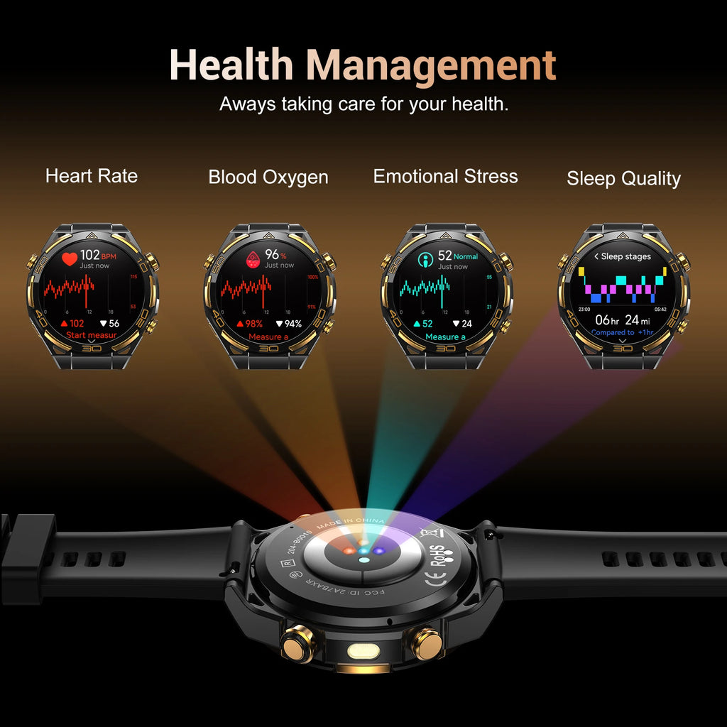 Blackview W90 Pro Outdoor Smart Watch - 1.43" AMOLED GPS 900mAh Battery Waterproof for Men