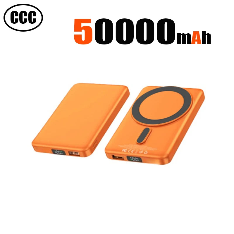 Device+ 100000mAh Magnetic Wireless Power Bank - Fast Charging for iPhone Samsung Xiaomi MagSafe