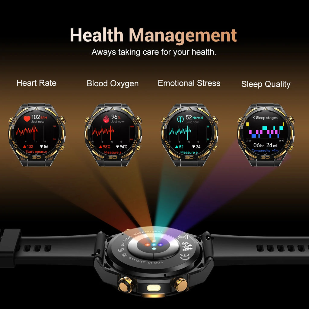 Blackview W90 Pro Outdoor Smart Watch - 1.43" AMOLED GPS 900mAh Battery Waterproof for Men