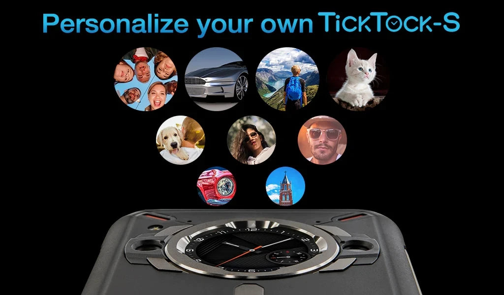 Ticktock S Rugged 5G Smartphone - 8GB RAM 256GB Storage 64MP Camera 30W Fast Charging Dimensity 700