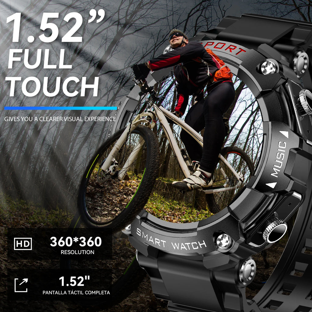 Device+ 2-in-1 Smart Watch with Bluetooth Earbuds - AMOLED Display Health Monitor HD Audio