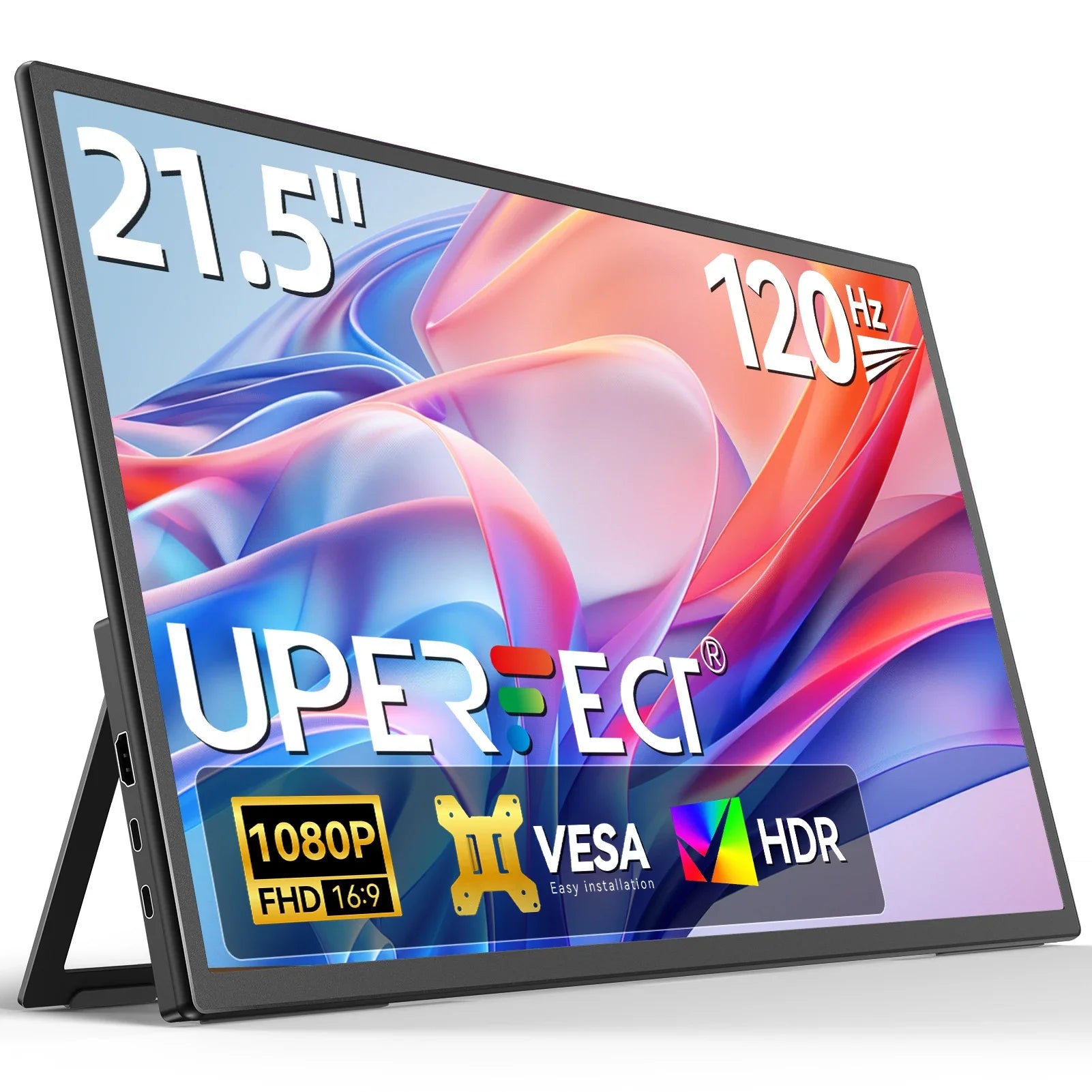 Device+ 21.5" Portable Gaming Monitor - 120Hz HDMI Type-C with Speakers for MacBook Steam Deck