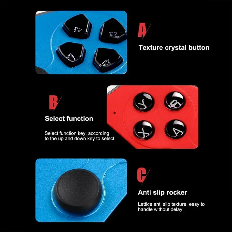 X7 Retro Handheld Game Console - 4.3" HD Screen with 10000 Built-in Arcade Games for On-the-Go Gaming