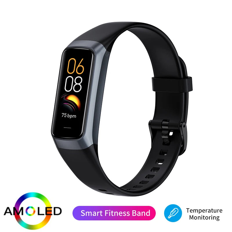 AMOLED Sport Smart Watch 2025 - Fitness Tracker with Heart Rate & Blood Pressure Monitor