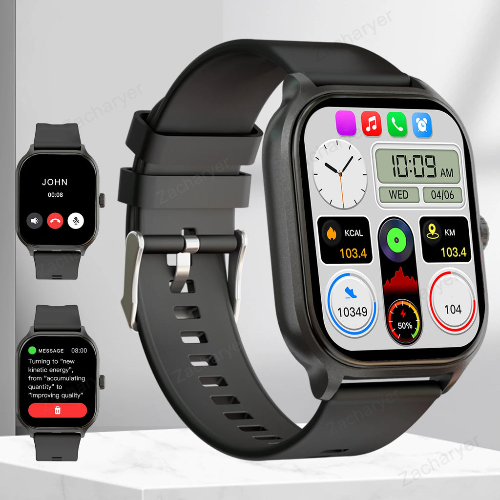Multi-Sport Smart Watch - Wireless Calling Activity Tracker for iPhone & Android