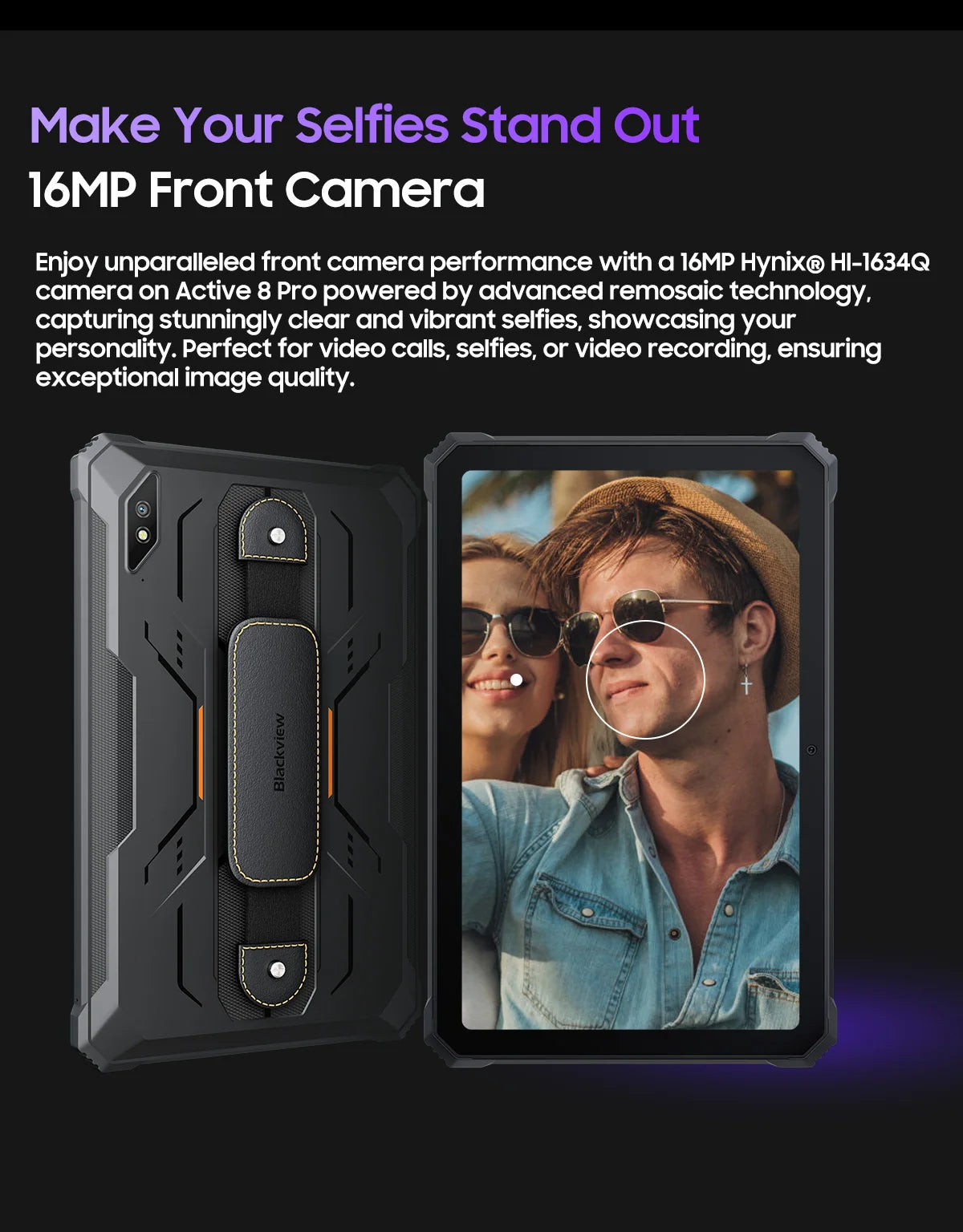 Device+ Active 8 pro Rugged Tablet 16GB/256GB 22000mAh Battery 10.36" 2.4K Display Android 14 16MP+48MP Cameras OTG Dual SIM 4G LTE