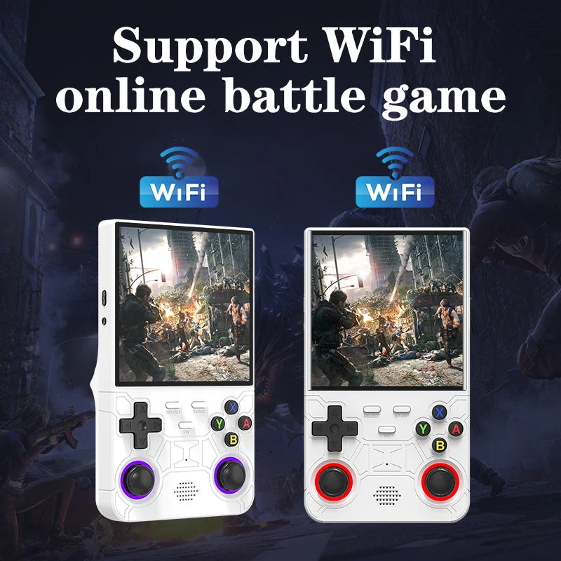 Device+ R36S Ultra Retro Handheld Game Console - 16000+ Games RGB Lighting 4.0" IPS Screen