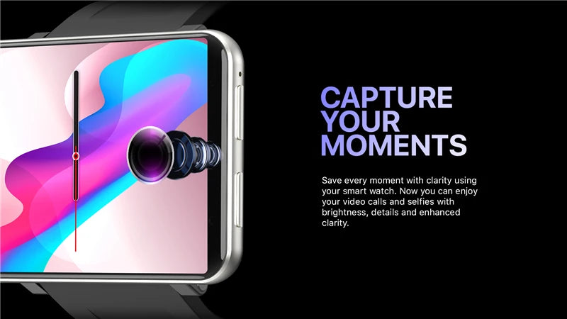 DM100 4G Smart Watch - 2.86" Android 7.1 with 3GB RAM 32GB Storage & 5MP Camera