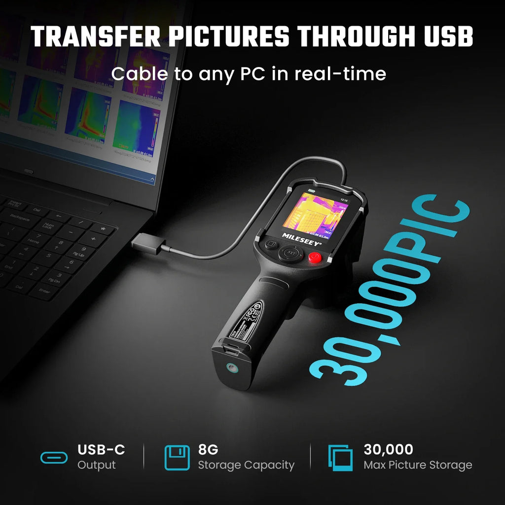 Device+ TR10 Portable Infrared Thermal Imager Camera for Leak Detection Electronics Repair with 2.8 Inch LCD Display