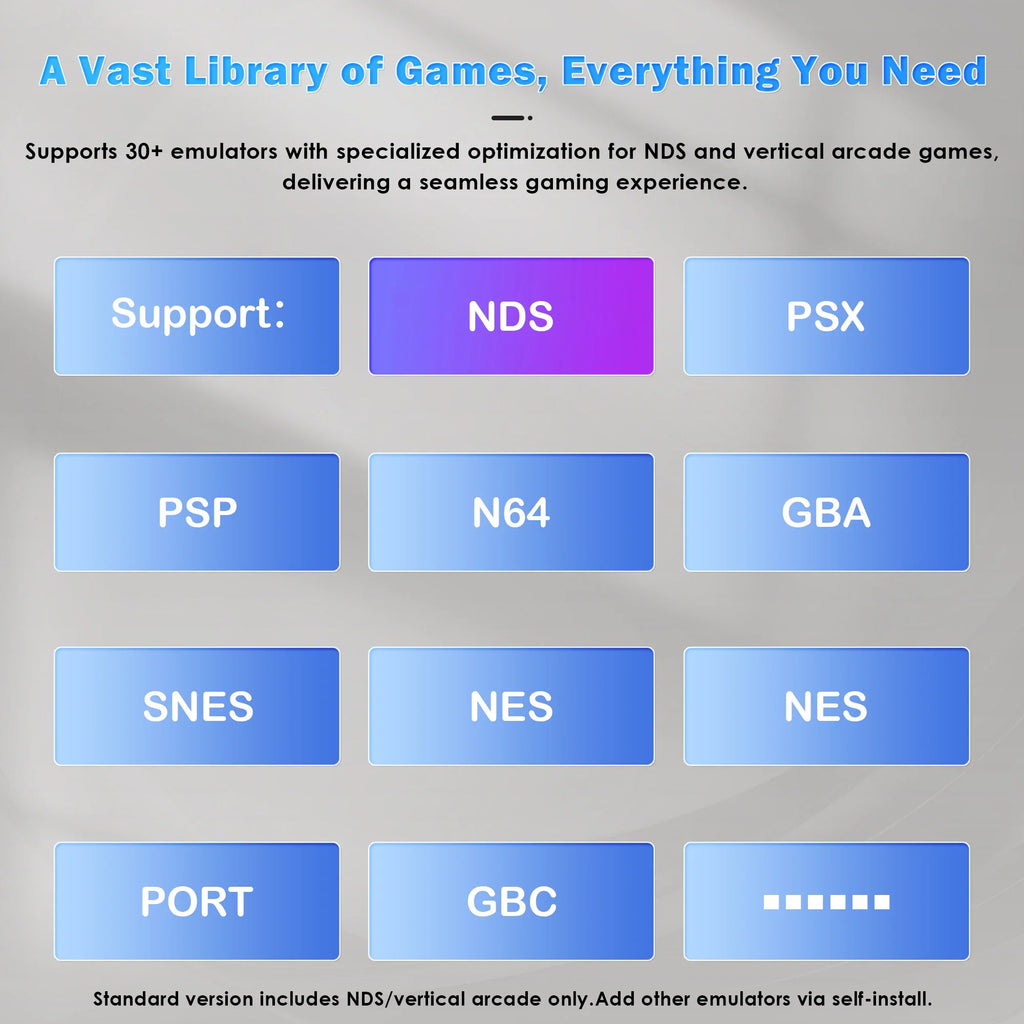 Device+ ZERO 40 Android Handheld Game Console - 4" Multi-Touch Screen WiFi Expandable to 512GB