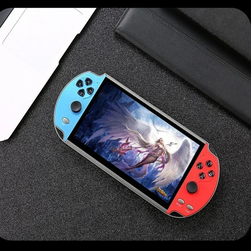 X7 Retro Handheld Game Console - 4.3" HD Screen with 10000 Built-in Arcade Games for On-the-Go Gaming