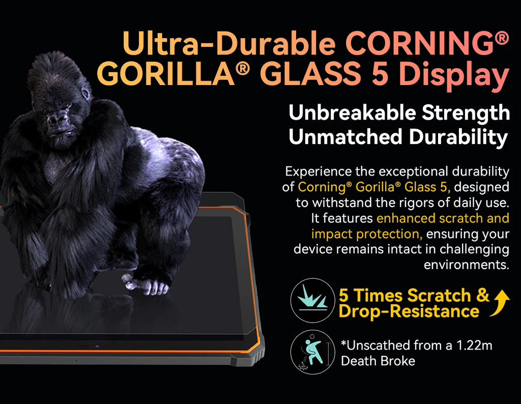 Device+ Active 10 Pro Rugged Tablets 11" FHD+ Display MTK 7300 30000mAh Battery 108MP Camera, 12GB 512GB, 5G Tablet Android 14