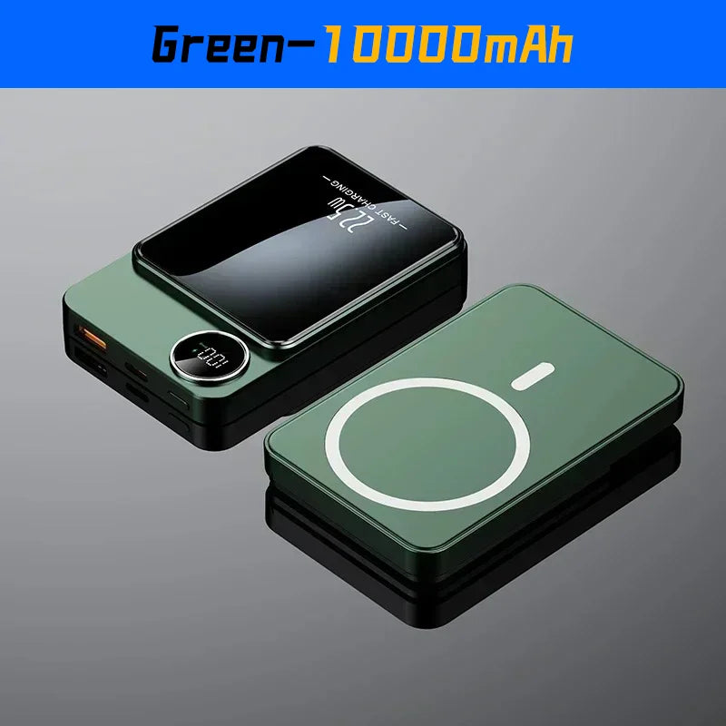 Device+ 100000mAh Fast Wireless Power Bank - 22.5W MagSafe Compatible for iPhone Xiaomi Samsung