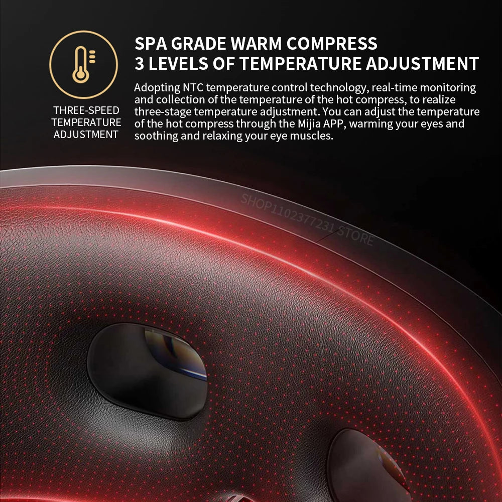 Xiaomi Mijia Smart Eye Massager - Foldable Eye Care Glasses with App Control & Heat Therapy