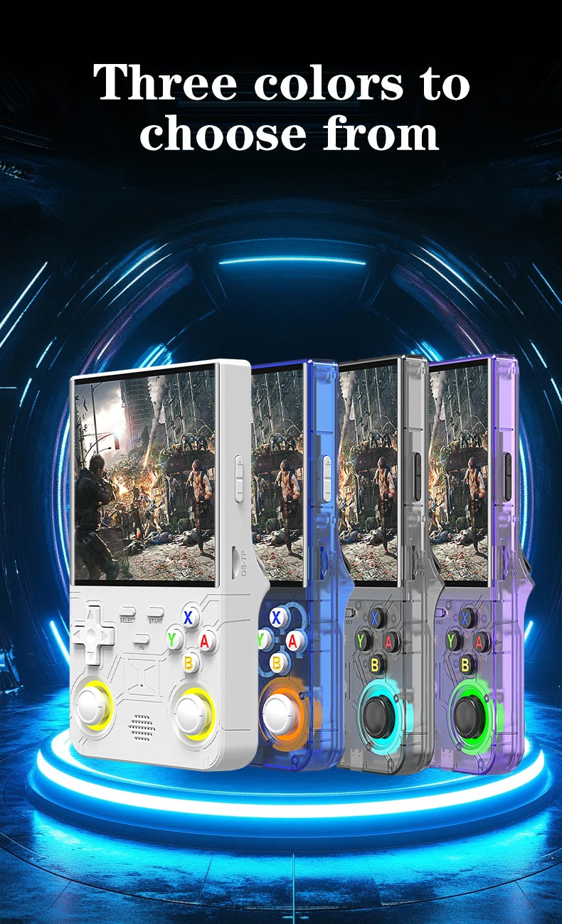 Device+ R36S Ultra Retro Handheld Game Console - 16000+ Games RGB Lighting 4.0" IPS Screen