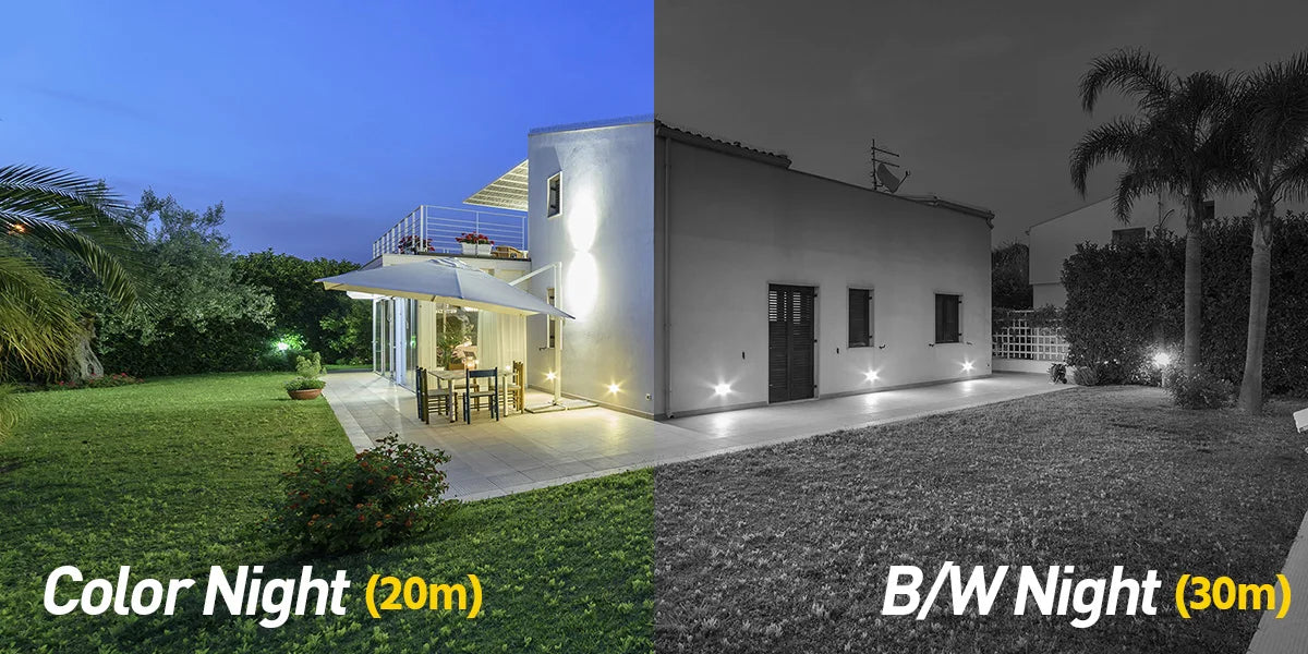 Device+ Smart Home 8MP Security Camera - 180° Dual Lens 4K AI Human Detection POE Outdoor IP Camera