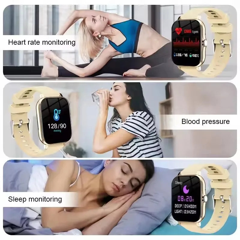 Device+ Smart Watch - Full Touch Screen with Call Reminder Music Control Heart Rate Tracker Waterproof