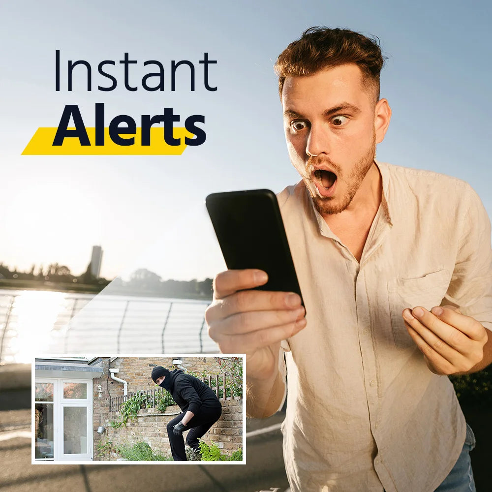 5MP POE Security Camera - Indoor Outdoor with Audio Night Vision Smart Home CCTV