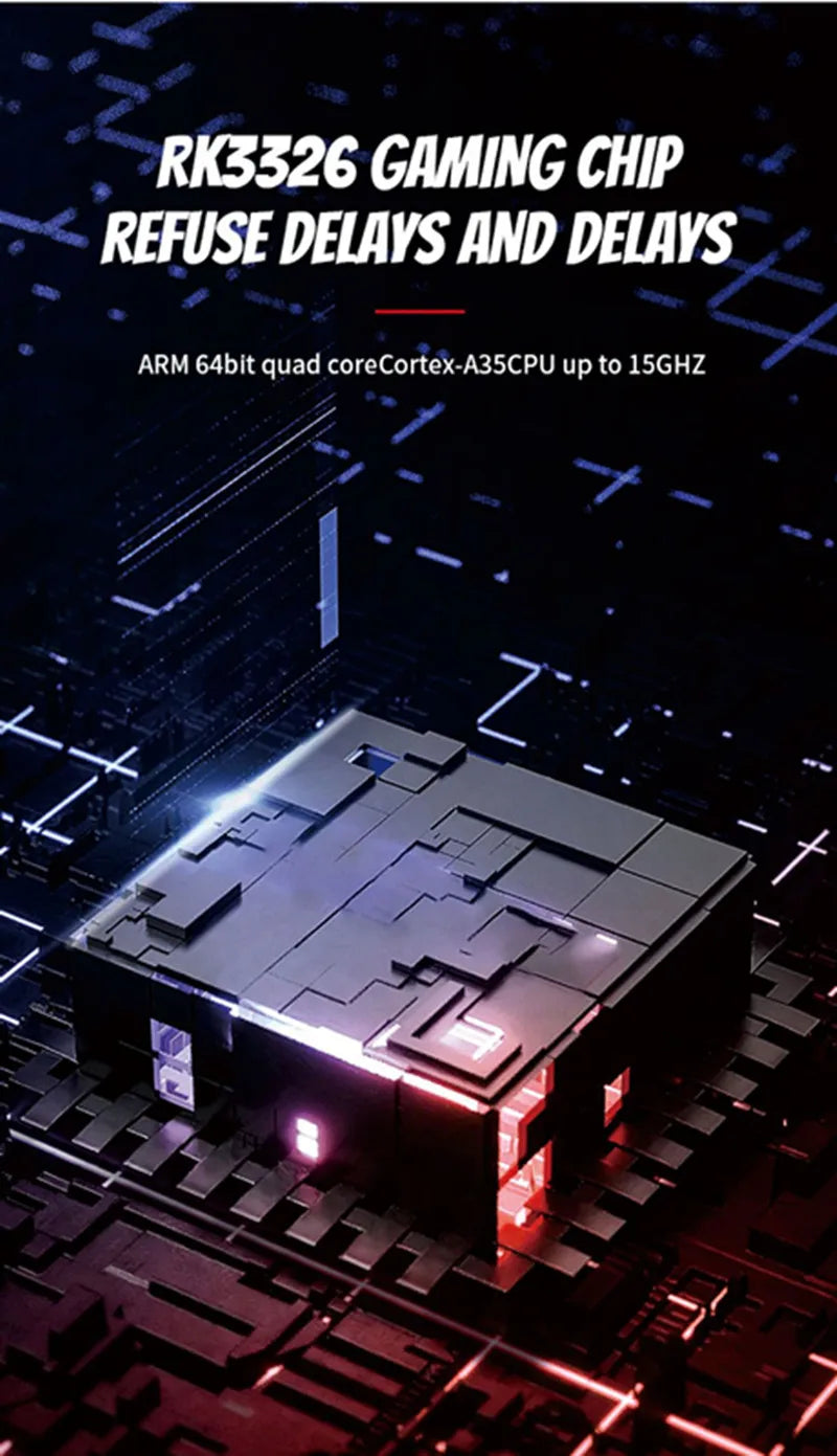 Device+ R36S Retro Handheld Game Console - 128GB with 10000 Games Linux System Portable Pocket Player