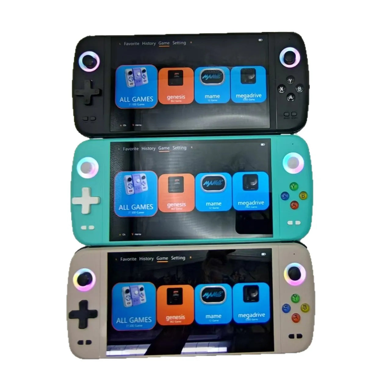 Device+ M27 Retro Handheld Game Console - 30000+ Games 30+ Emulators 7" IPS Screen 128GB