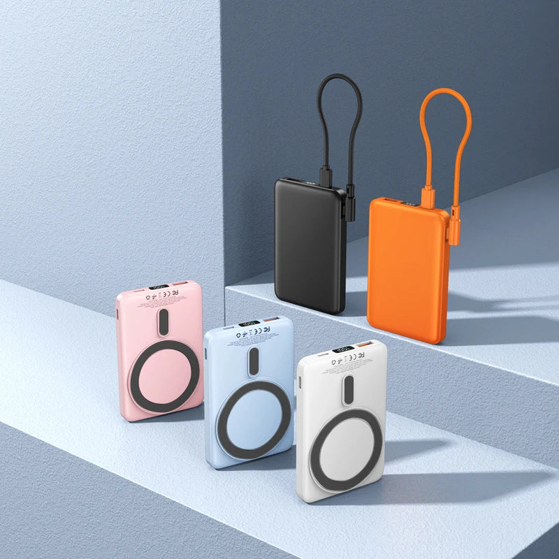 Device+ 100000mAh Magnetic Wireless Power Bank - Fast Charging for iPhone Samsung Xiaomi MagSafe