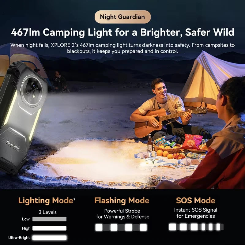 Device+ XPLORE 2 5G Flagship Rugged Smartphone - 3.2K AMOLED 12GB+1TB 20000mAh Battery Android 15