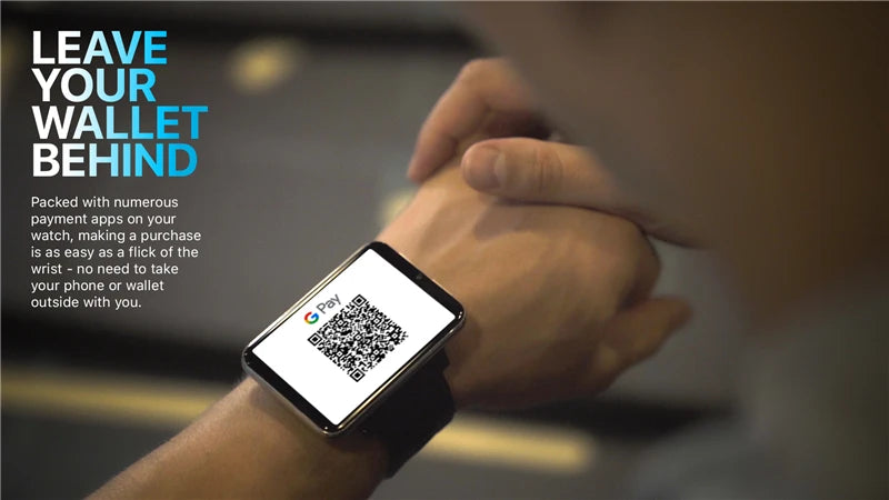 DM100 4G Smart Watch - 2.86" Android 7.1 with 3GB RAM 32GB Storage & 5MP Camera