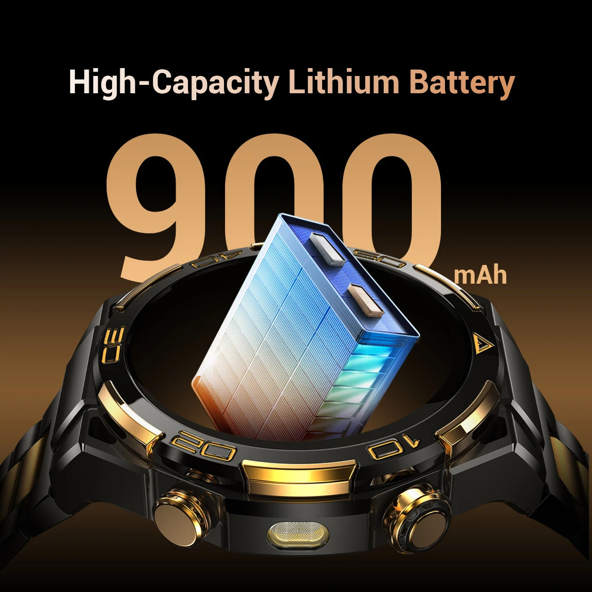 Blackview W90 Pro Outdoor Smart Watch - 1.43" AMOLED GPS 900mAh Battery Waterproof for Men