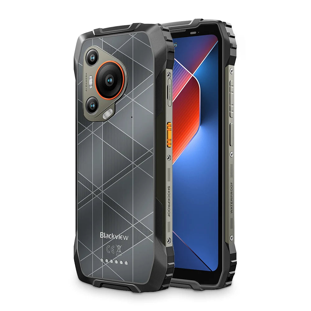 Device+ BL7000 5G Rugged Smartphone - 24GB RAM 256GB Android 15 120Hz Display Dual 50MP Camera