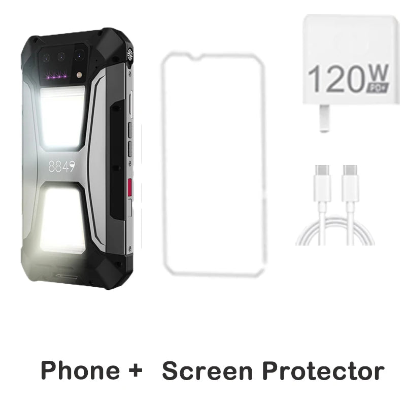 Device+ Tank 2 Pro Rugged Smartphone - 24GB RAM 512GB Storage 23800mAh Battery 120W Charging