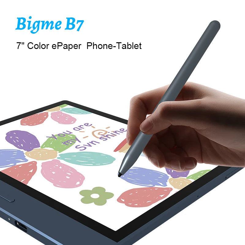 Device+ B7 E-Ink E-Reader 7'' Android 14 Tablet with 8+128GB Storage 5MP Rear Camera Handwritten Note Support WiFi Bluetooth