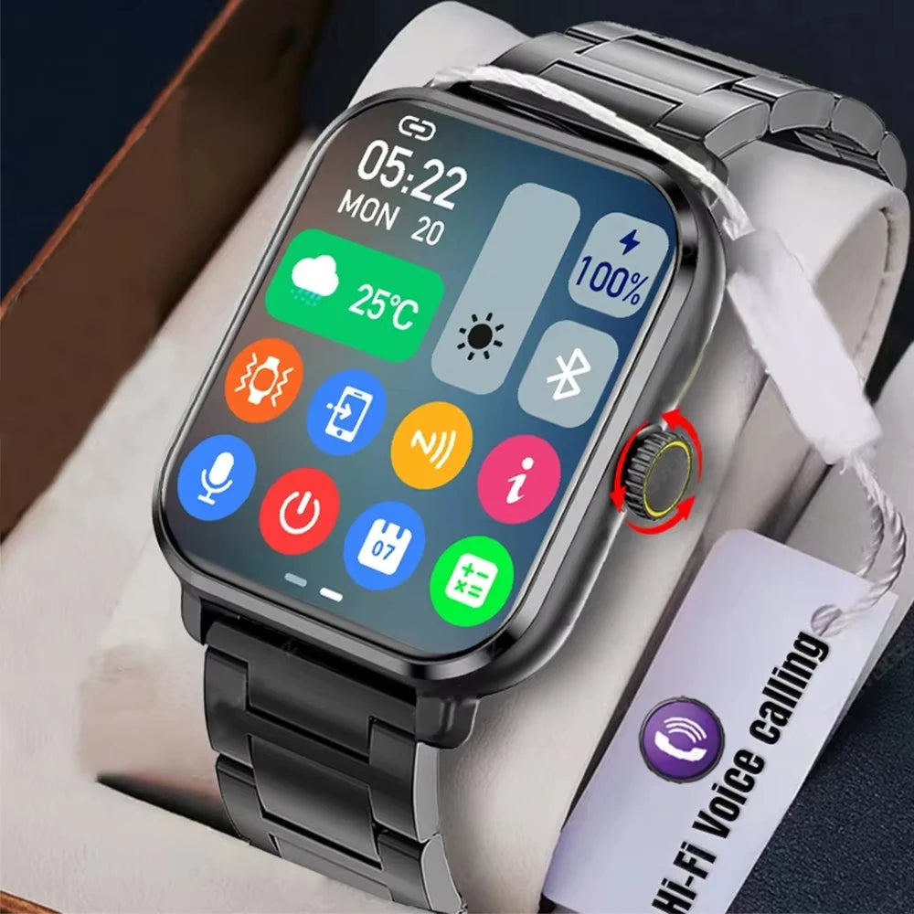 2025 Smart Watch - Bluetooth Calling Sports Fitness Tracker with Multi-Dial Display for Men & Women