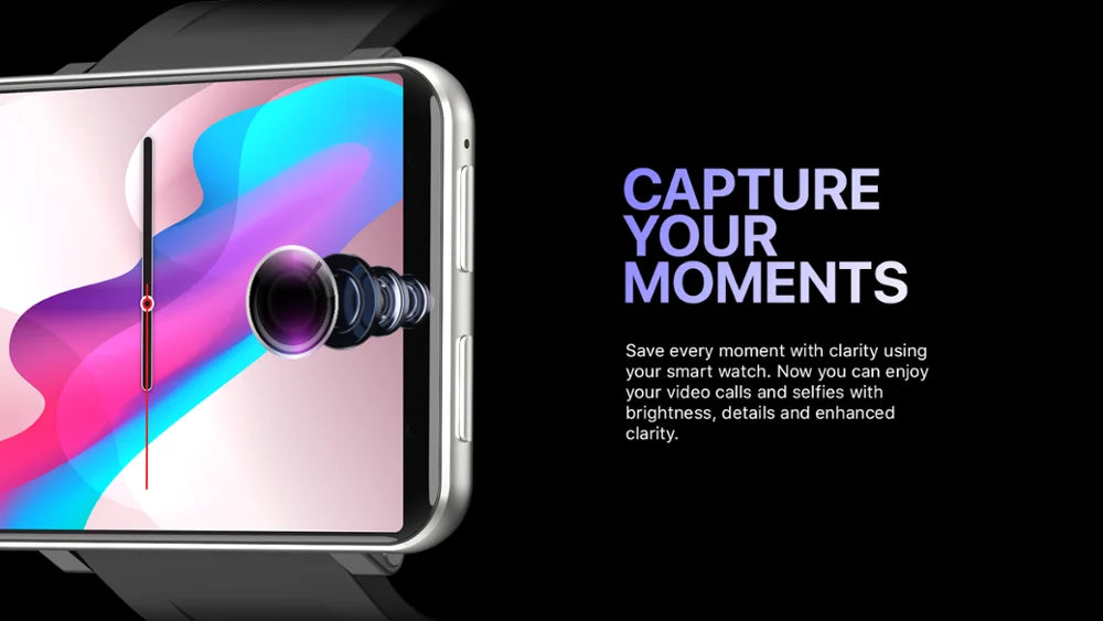 DM100 4G Smart Watch - 2.86" Android 7.1 with 3GB RAM 32GB Storage & 5MP Camera