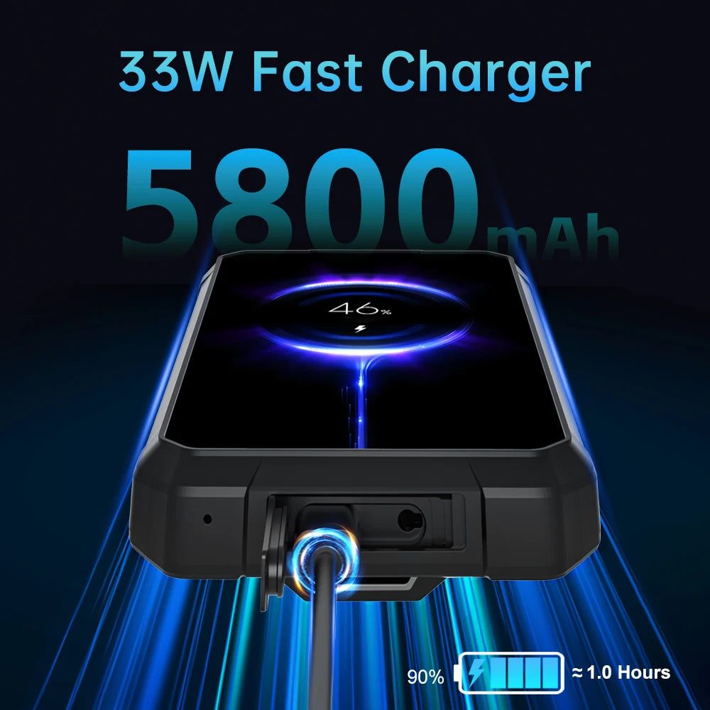 Device+ Tank Mini Rugged Smartphone 4.3 Inch 5800mAh Battery Android 13 Helio G99 Octa Core 100MP Cameras IP68 24GB 256GB